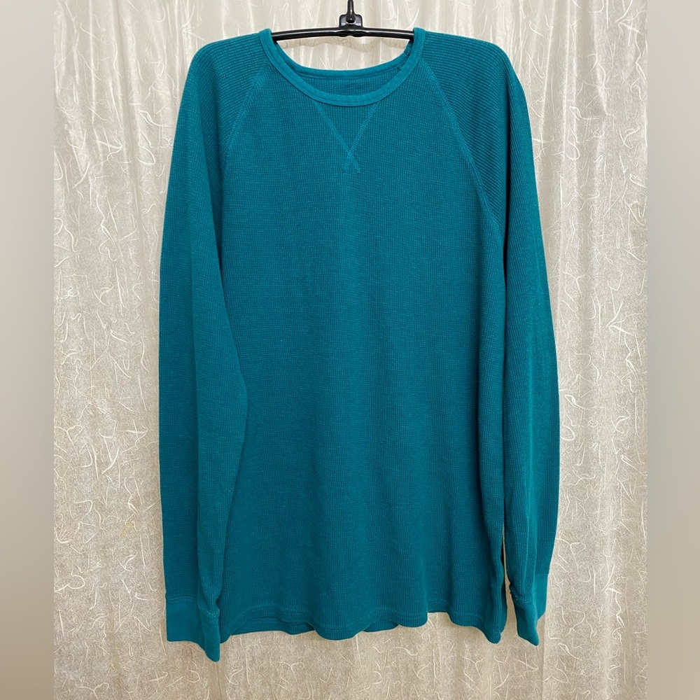 Mossimo Supply Teal Thermal XL Shirt
